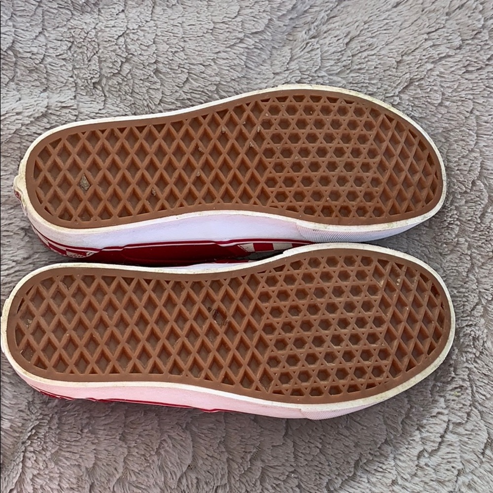 Red Checkered Vans - Picture 5 of 6